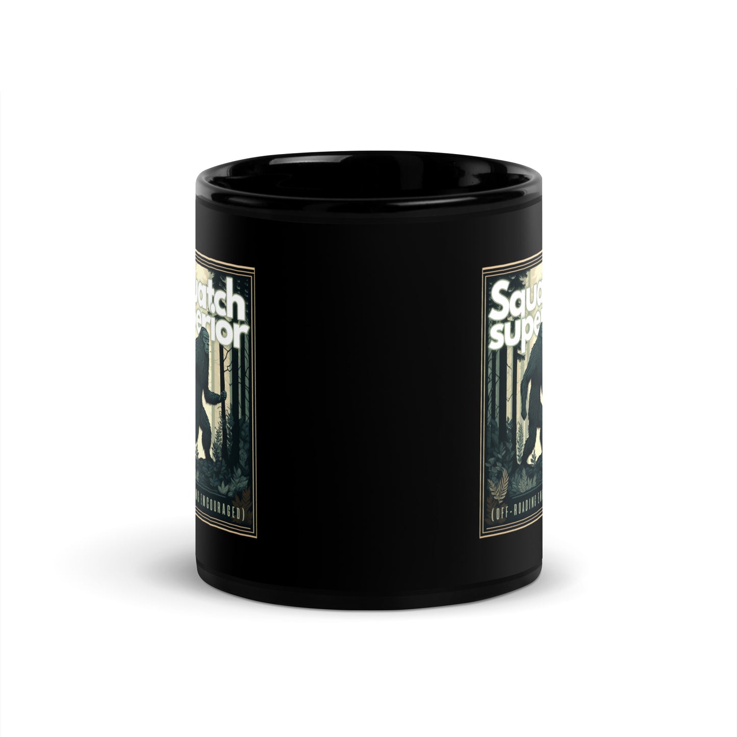 Squatch'luth - Black Glossy Mug