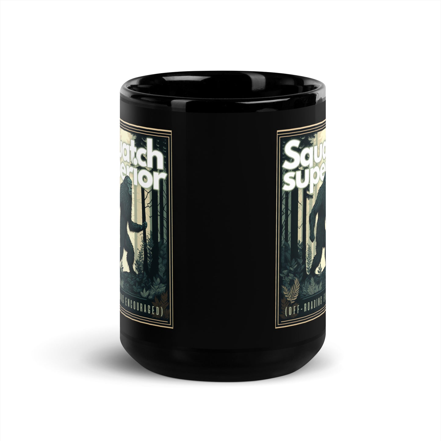 Squatch'luth - Black Glossy Mug