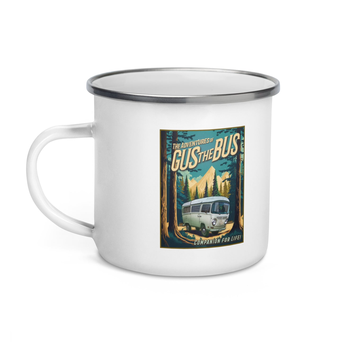 Gus the Bus - Enamel Mug