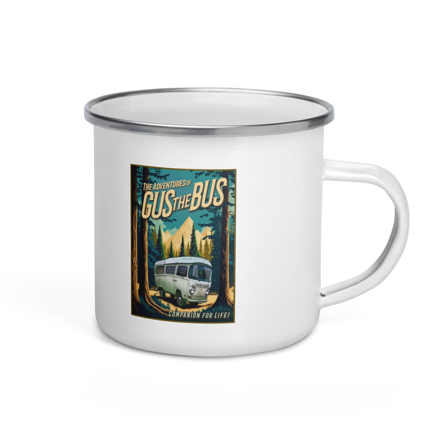 Gus the Bus - Enamel Mug