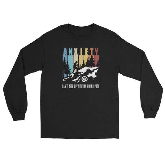 Anxiety Can't Keep Up - Men’s Long Sleeve Shirt