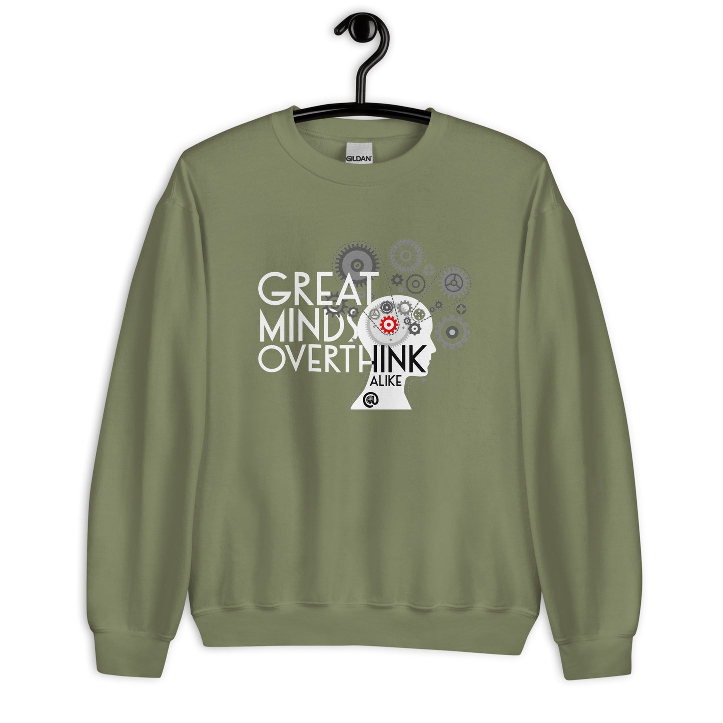 Great Minds Overthink Alike - Unisex Sweatshirt