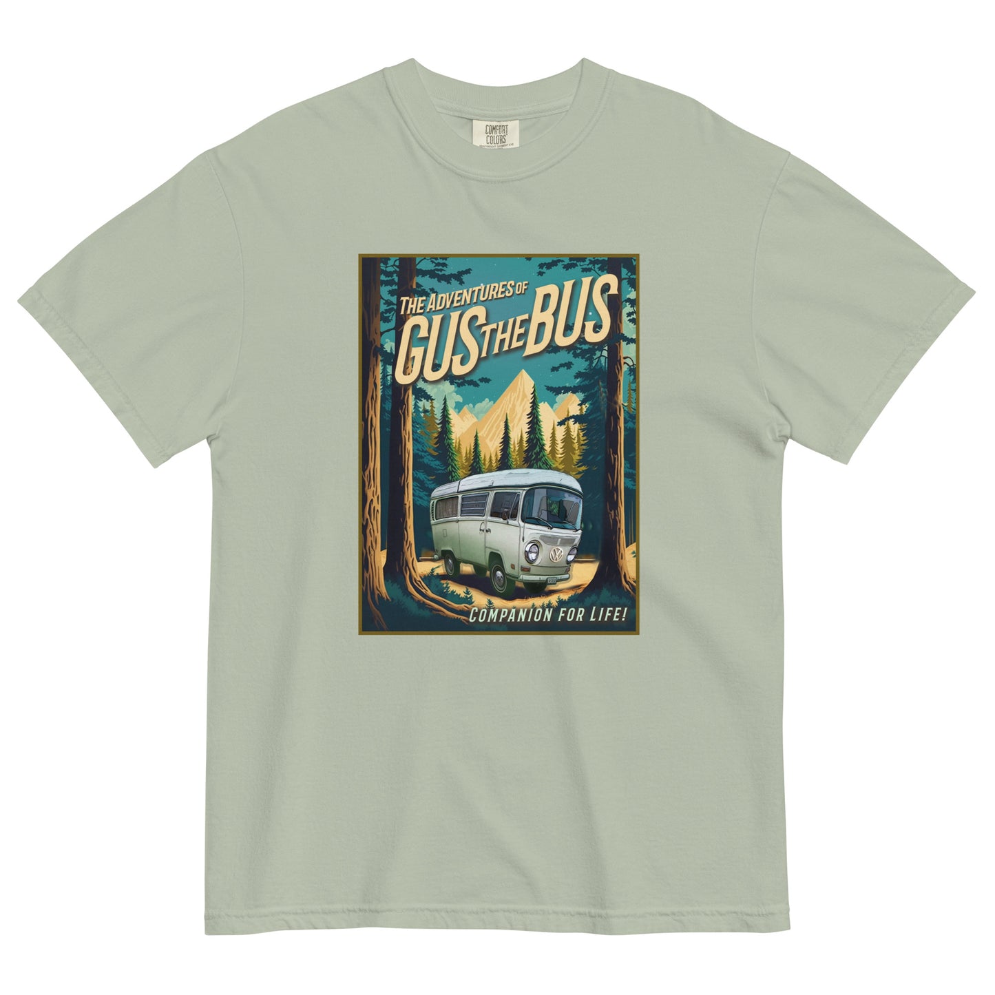 Gus the Bus - Unisex garment-dyed heavyweight t-shirt