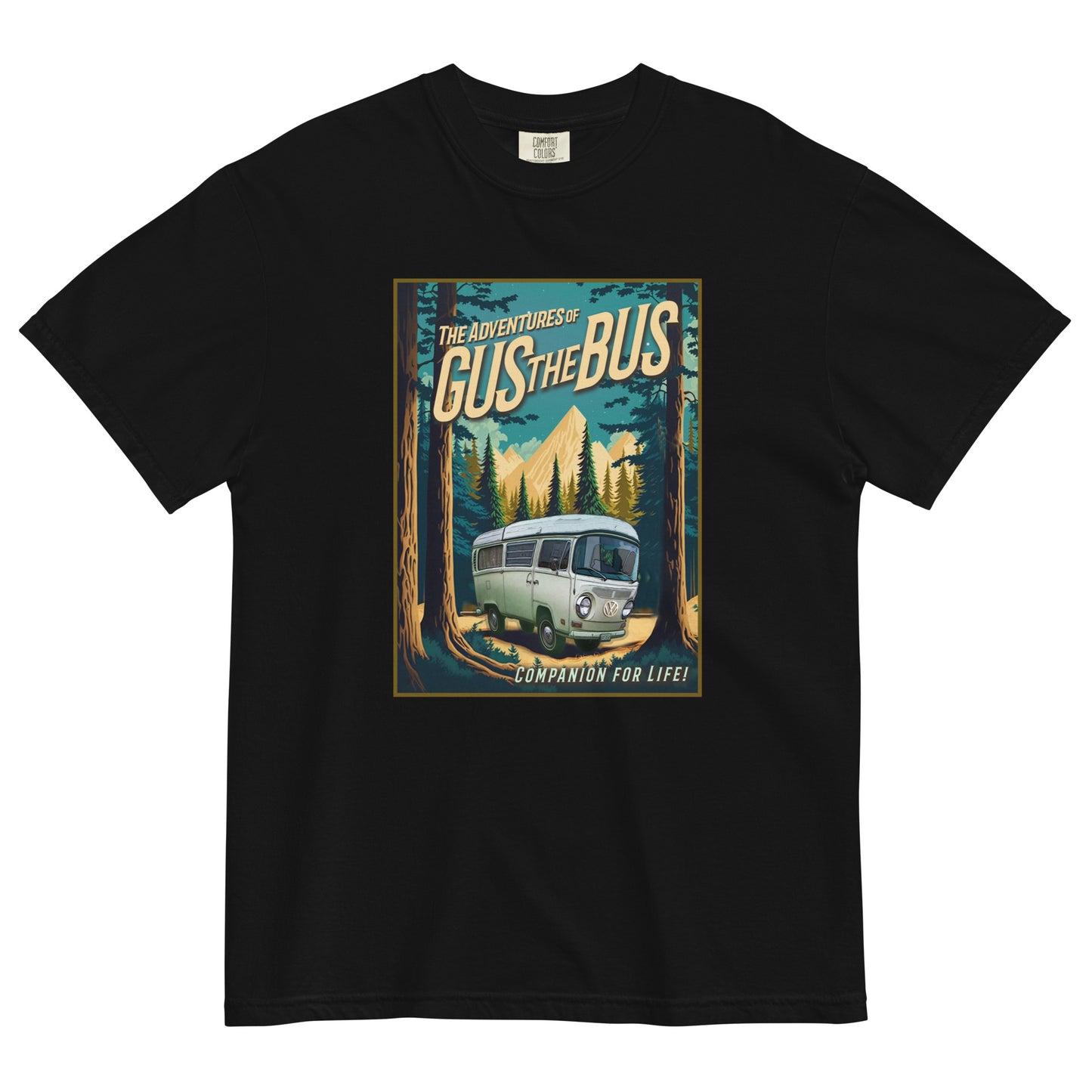 Gus the Bus - Unisex garment-dyed heavyweight t-shirt