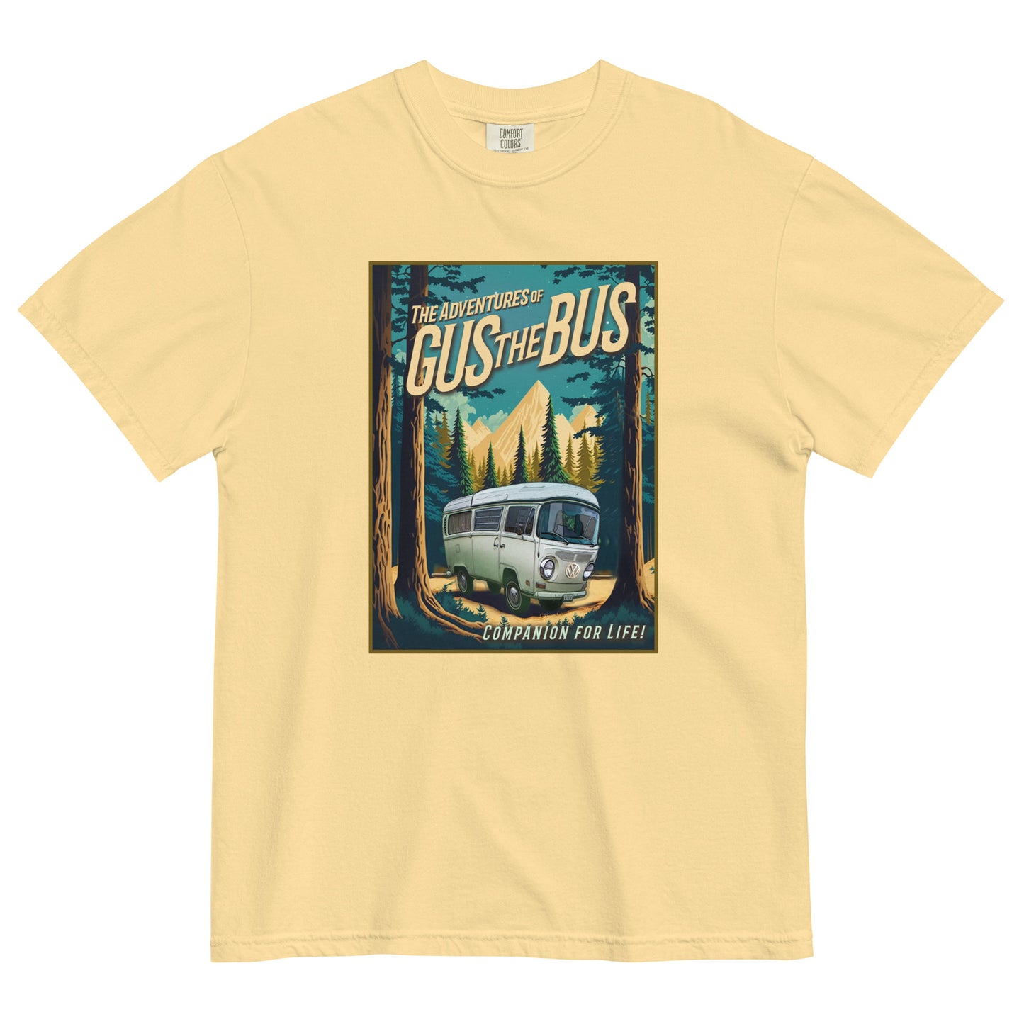 Gus the Bus - Unisex garment-dyed heavyweight t-shirt