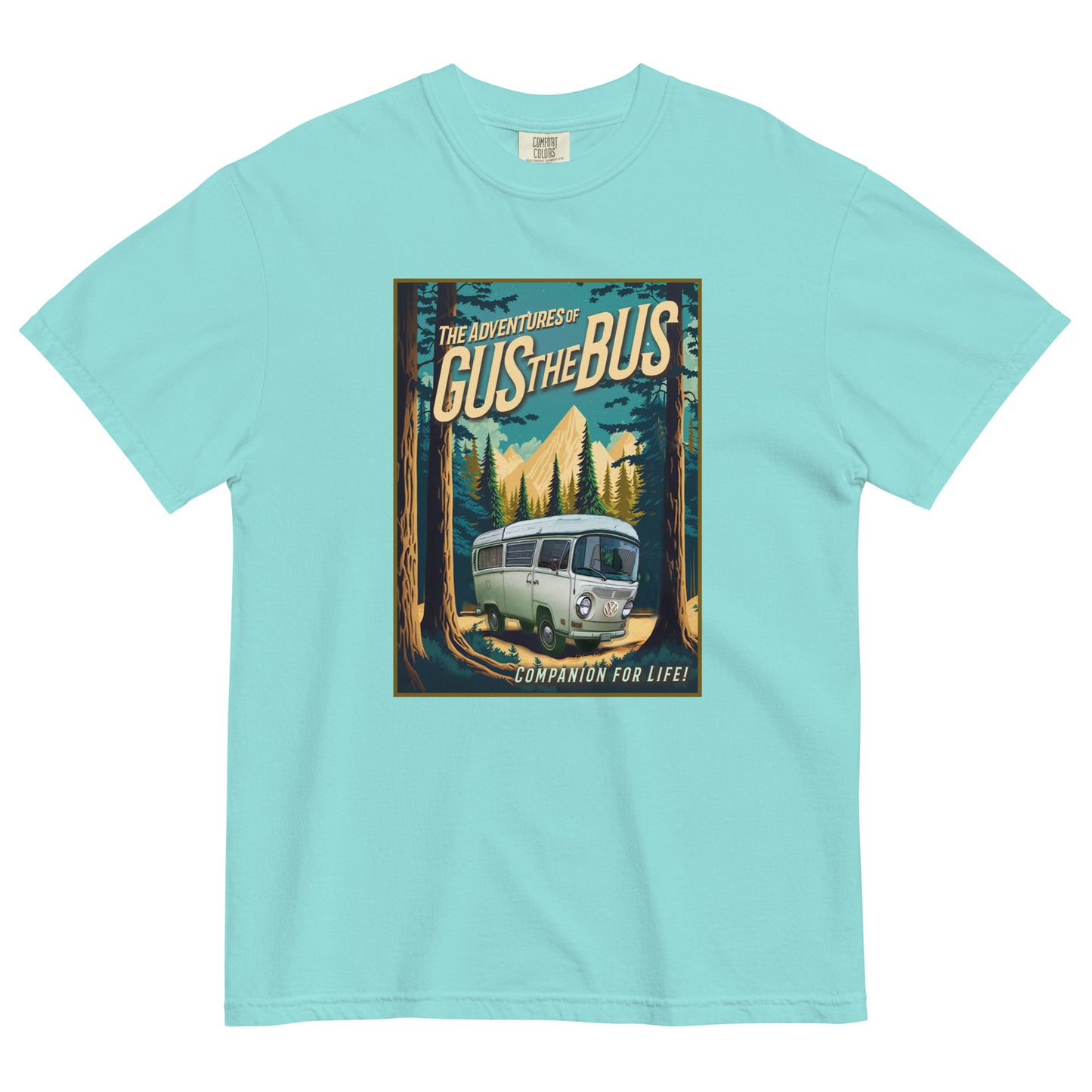 Gus the Bus - Unisex garment-dyed heavyweight t-shirt