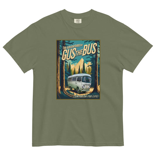 Gus the Bus - Unisex garment-dyed heavyweight t-shirt