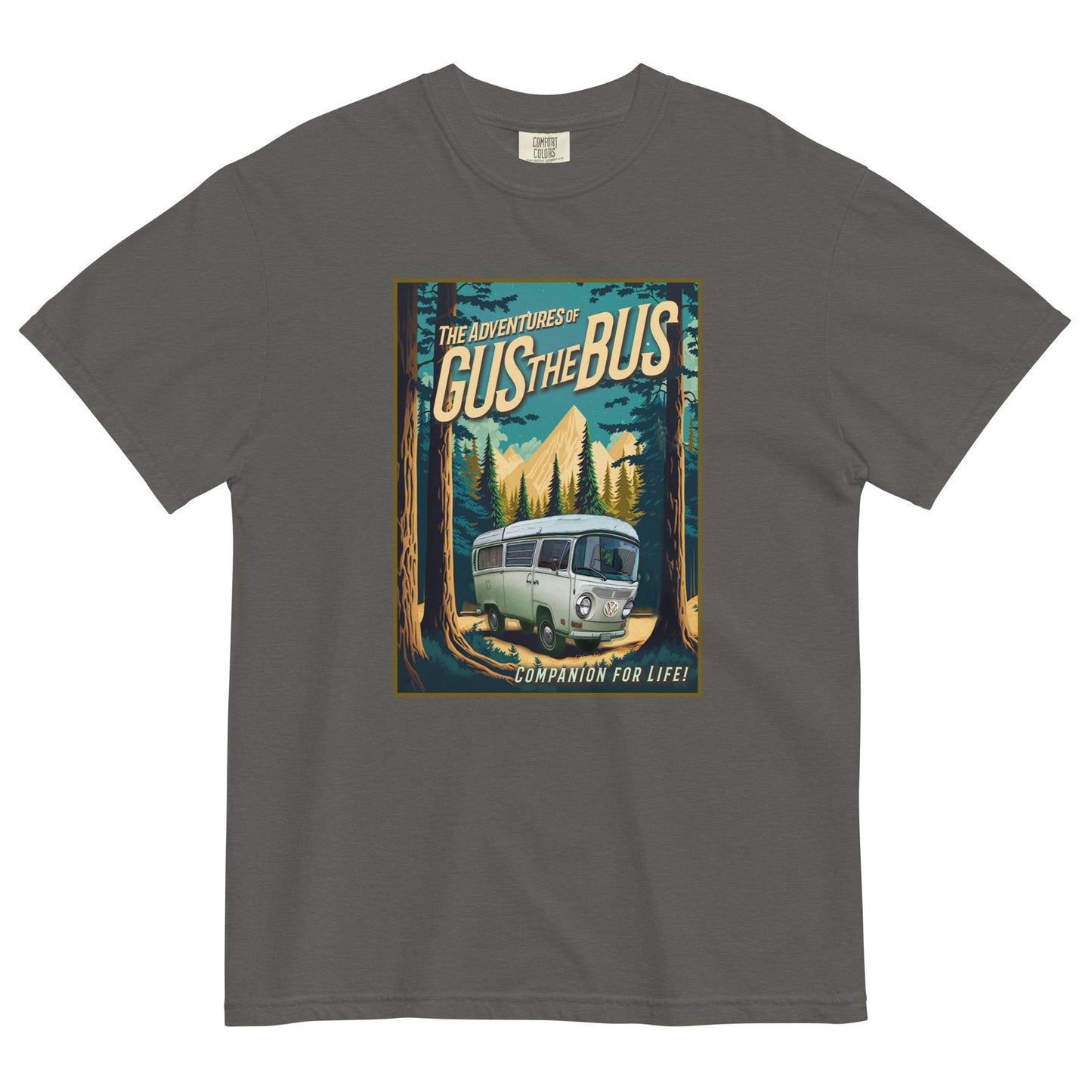 Gus the Bus - Unisex garment-dyed heavyweight t-shirt