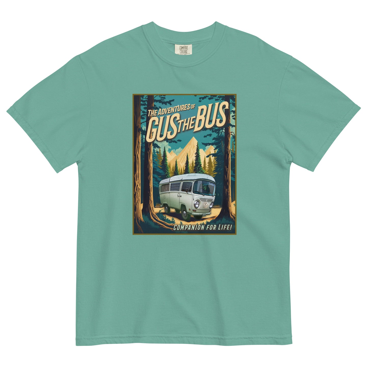 Gus the Bus - Unisex garment-dyed heavyweight t-shirt