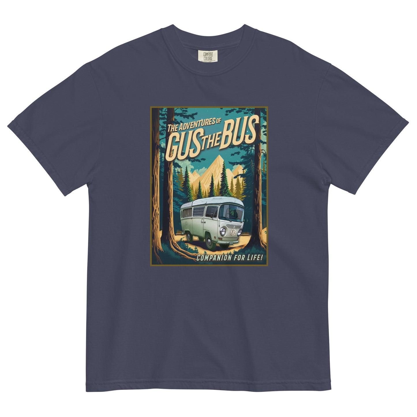 Gus the Bus - Unisex garment-dyed heavyweight t-shirt