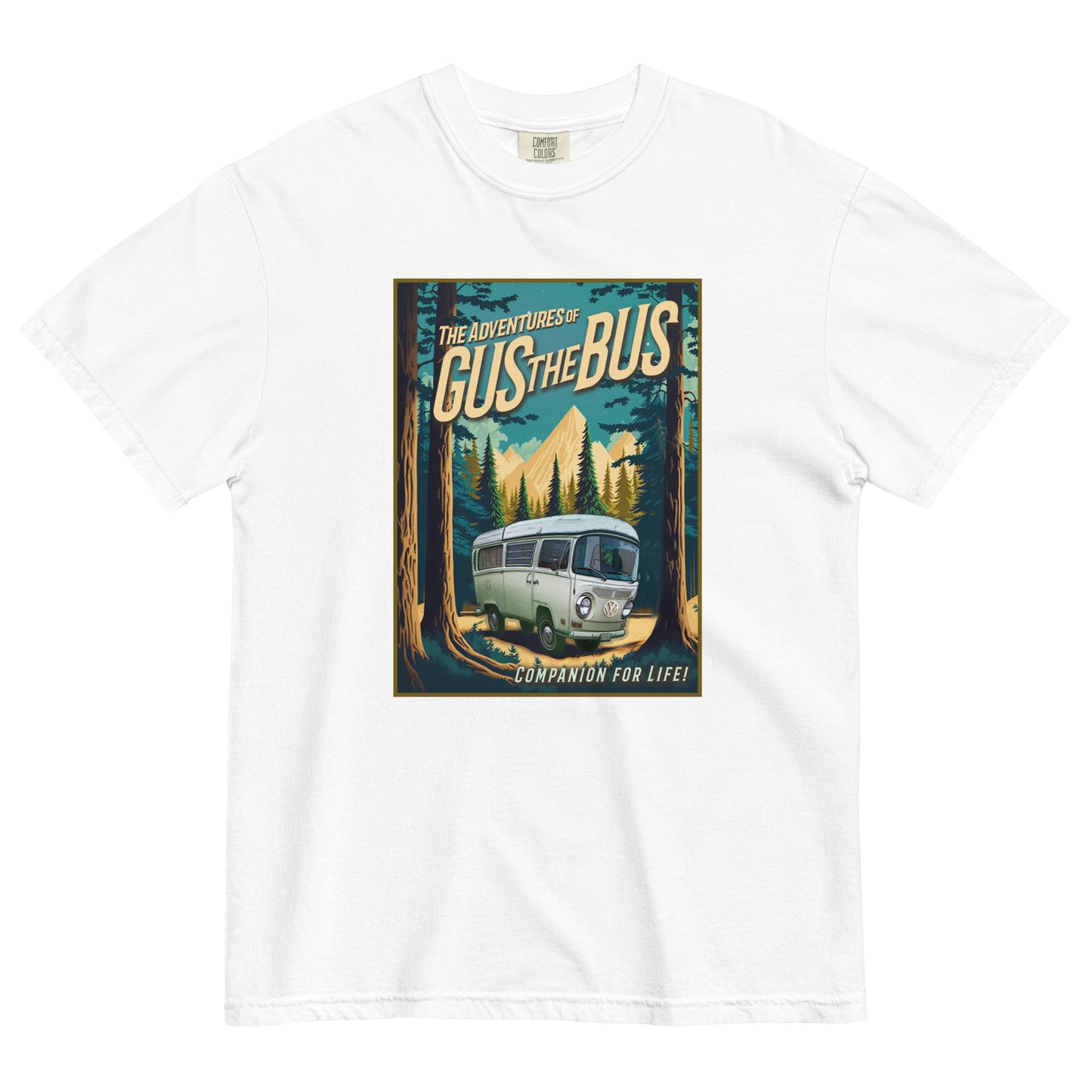 Gus the Bus - Unisex garment-dyed heavyweight t-shirt