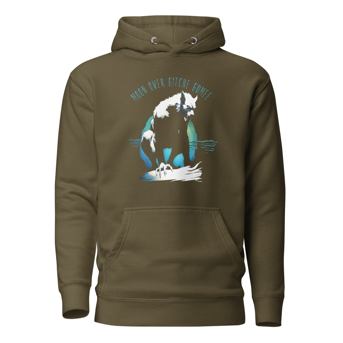 Moon Over Gitche Gumee - Unisex Hoodie