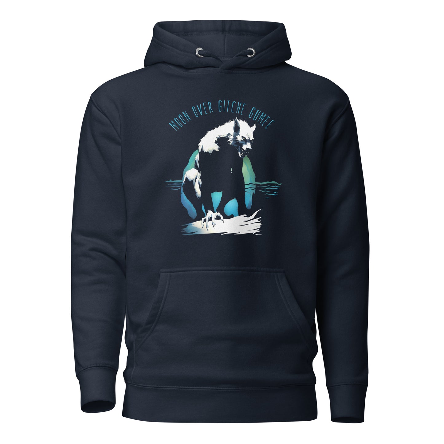 Moon Over Gitche Gumee - Unisex Hoodie