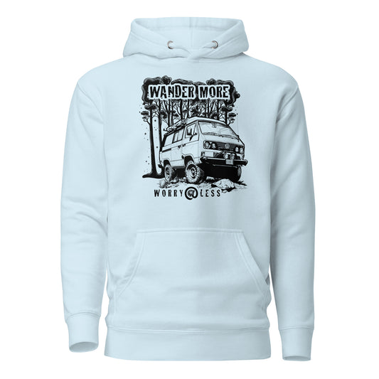 Wander More, Worry Less - Unisex Hoodie