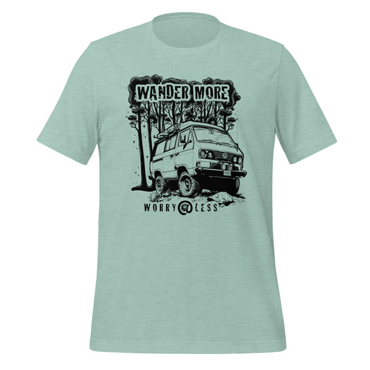 Wander More, Worry Less - Unisex Tee