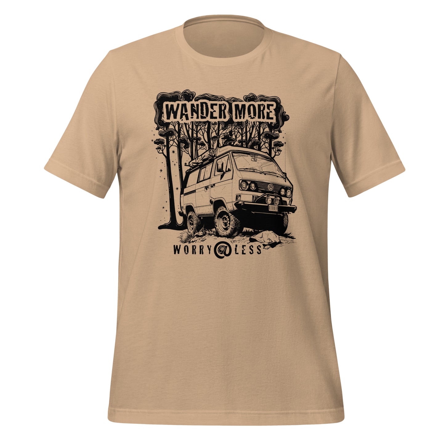 Wander More, Worry Less - Unisex Tee