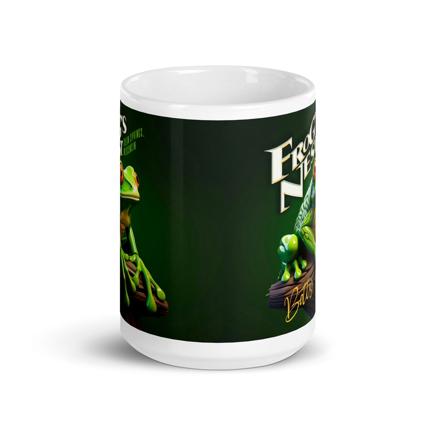 Frog's Nest - White glossy mug