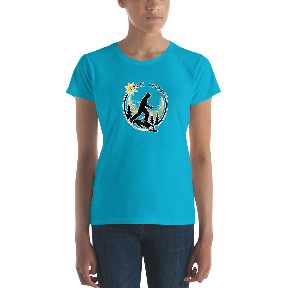 Trail Therapy - Women's Fitted short sleeve t-shirt