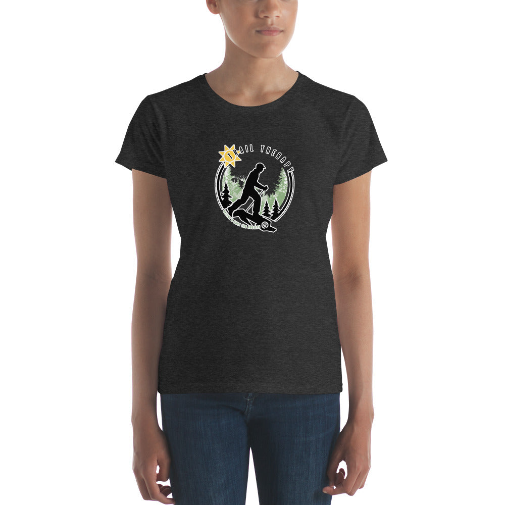 Trail Therapy - Women's Fitted short sleeve t-shirt