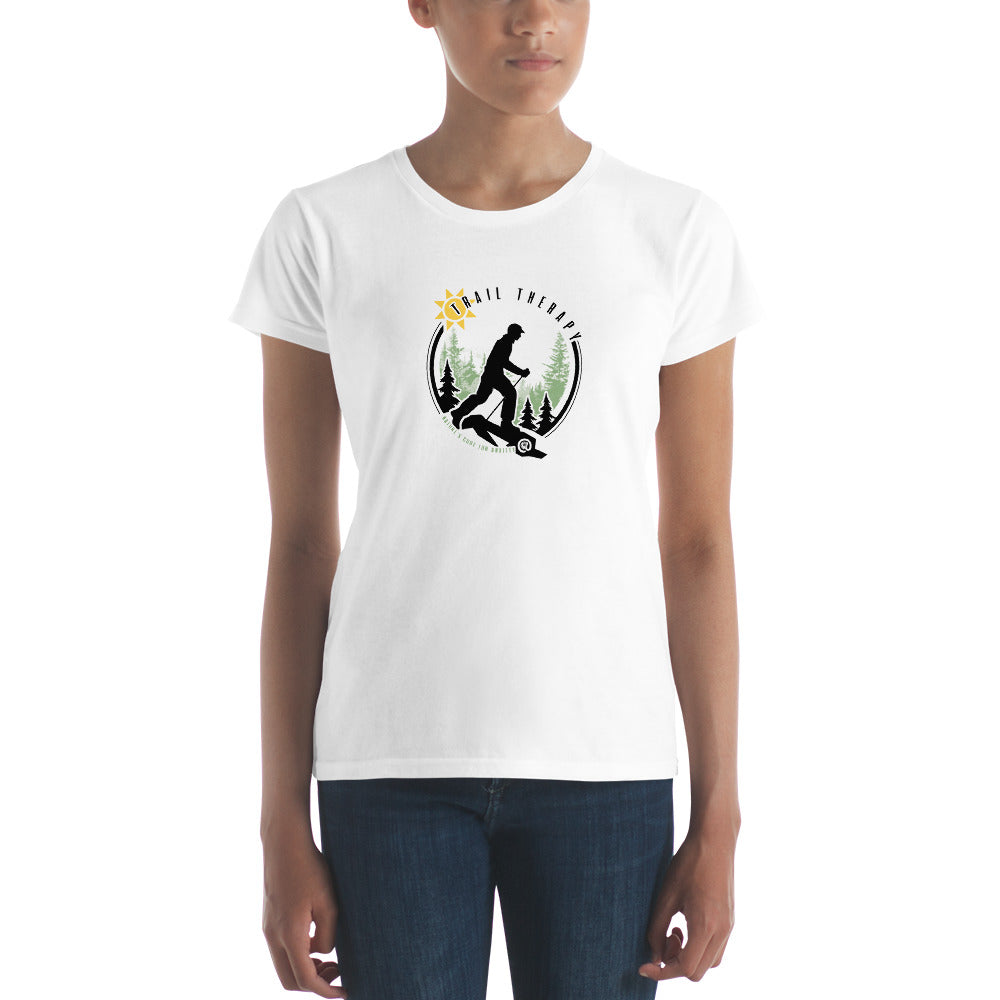 Trail Therapy - Women's Fitted short sleeve t-shirt