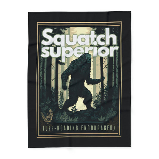 Squatch Superior - Arctic Fleece Blanket